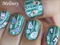 Stamping Nail Art Fimo Tutorial Let it Snow Toys Winter Christmas Design Image Plate A13