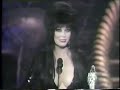 some old footage i found on a vhs tape, looks like elvira at the haunted mansion of disney and some awards show.