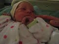 Lauren @ 15 hrs old hiccuping