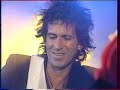 keith interviewed by philippe manoeuvre about his first solo album.
antenne 2 sept'88