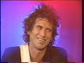 keith interviewed by philippe manoeuvre about his first solo album.
antenne 2 sept'88
