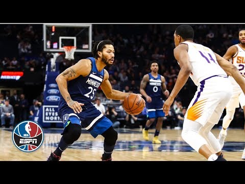 Video: Derrick Rose hits game winner, Karl-Anthony Towns dominates in Timberwolves win | NBA Highlights