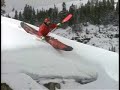 Snow Kayaking