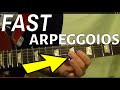 Guitar Lesson: Fast Arpeggios WITH TABS
