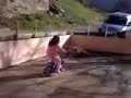 Ma ni�ce Cassandra qui fait du v�lo