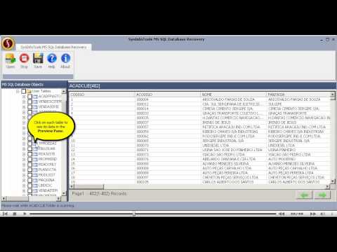 how to recover mdf file in sql server 2005