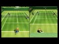 Hillary Clinton vs. Barack Obama in Wii Tennis Hillary Clinton vs. Barack Obama in Wii Tennis