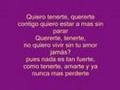 RBD Lyrics Tenerte y Quererte