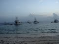 Zonsopgang op het strand in de Dominicaanse Republiek