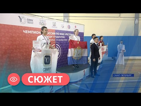 Всероссийские соревнования по мас-рестлингу среди студентов российских ВУЗов прошли в Петербурге