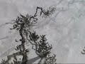 Painting Pine Trees on Snowy Mountain at Angeles National Forest with Henry Li (2)