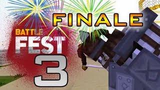 Minecraft: FINALE! Battle-Fest 3! 100Player Death Match Part 10 - Final Battle