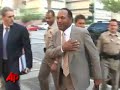 o.j. simpson's trial on charges that he robbed two sports memorabilia dealers in las vegas a year ago began monday. simpson and co-defendant clarence 'c.j.' stewart have pleaded not guilty to 12 charges including kidnapping and armed robbery. (sept. 15)