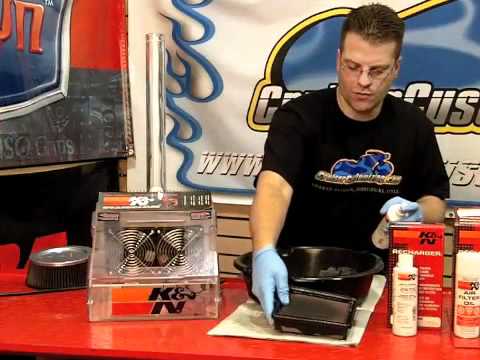 how to treat k&n air filter