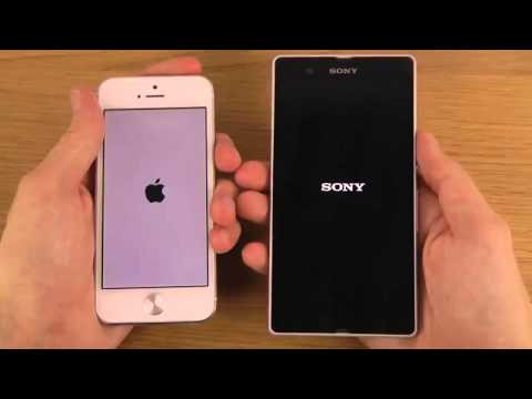 iPhone 5 iOS 7 Final Public vs. Sony Xperia Z - Which Is Faster?
