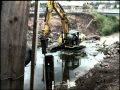 Die Brücke muss weg! Abriss einer Brücke bei Kleinfurra - Rüxleben