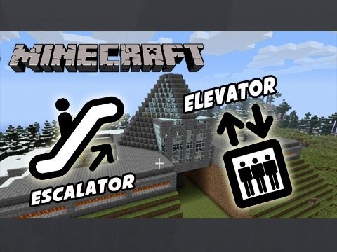 how to build elevator in minecraft
