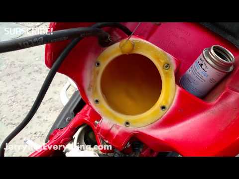 how to repair plastic fuel tank leak