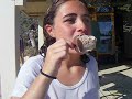 Flossie eats ice cream FAST