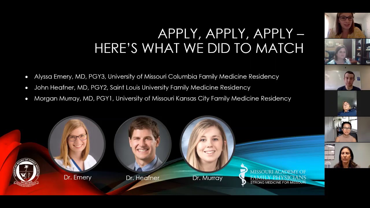Residency Missouri Academy of Family Physicians