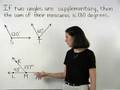 Watch Video on Supplementary Angles - Geometry Help