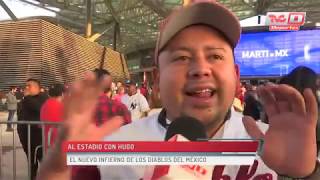 Al Estadio con Hugo - Los Diablos inauguraron su nueva casa Al Estadio con Hugo - Los Diablos inauguraron su nueva casa