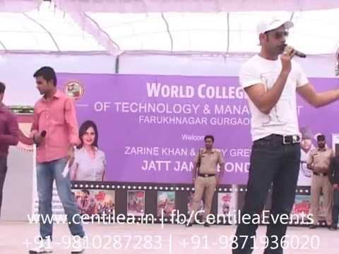 Video1- Gippy Grewal LIVE in his movie Promotion @ WCTM, Gurgaon organized by Centilea - 9810287283