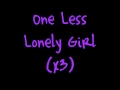 Justin Bieber - One Less Lonely Girl - My Worlds Acoustic + Lyrics