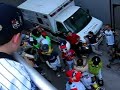 Mascot heckling - 2008 MLB Celebrity Softball game