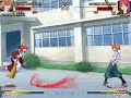 A first elimination match of Melty Blood nTournament 1. Schublar vs Amn. Being a netplay match, the average framerate was 30-35ish, and there were few freezes.
