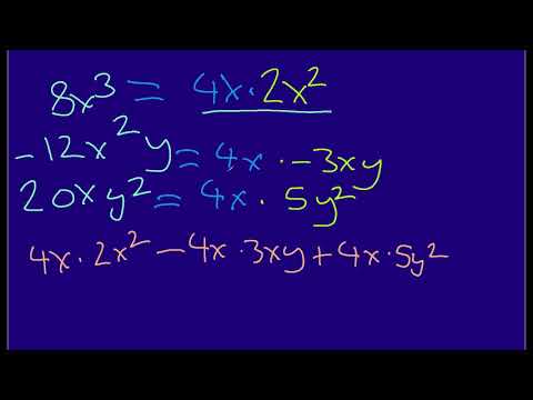 Factoring Polynomials: Distributive Property VIDEO | educational