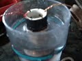 Copper coil exploding bubble