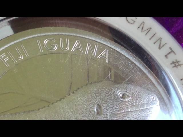 2015 1 oz Fiji Iguana Silver Coin in Other in City of Toronto
