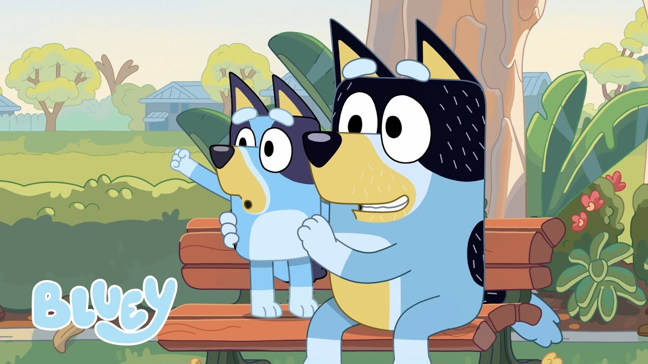 倒されたけど、また立ち上がる｜バイク | ブルーイ - 日本公式チャンネル - Bluey