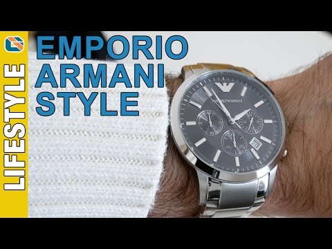 Emporio Armani Renato AR2434 Mens Chronograph Watch Review - Watches Up Close & Personal