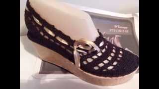zapatos tejidos para damas con suela