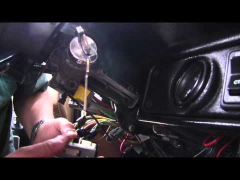How to replace the ignition switch in a Hummer H1.