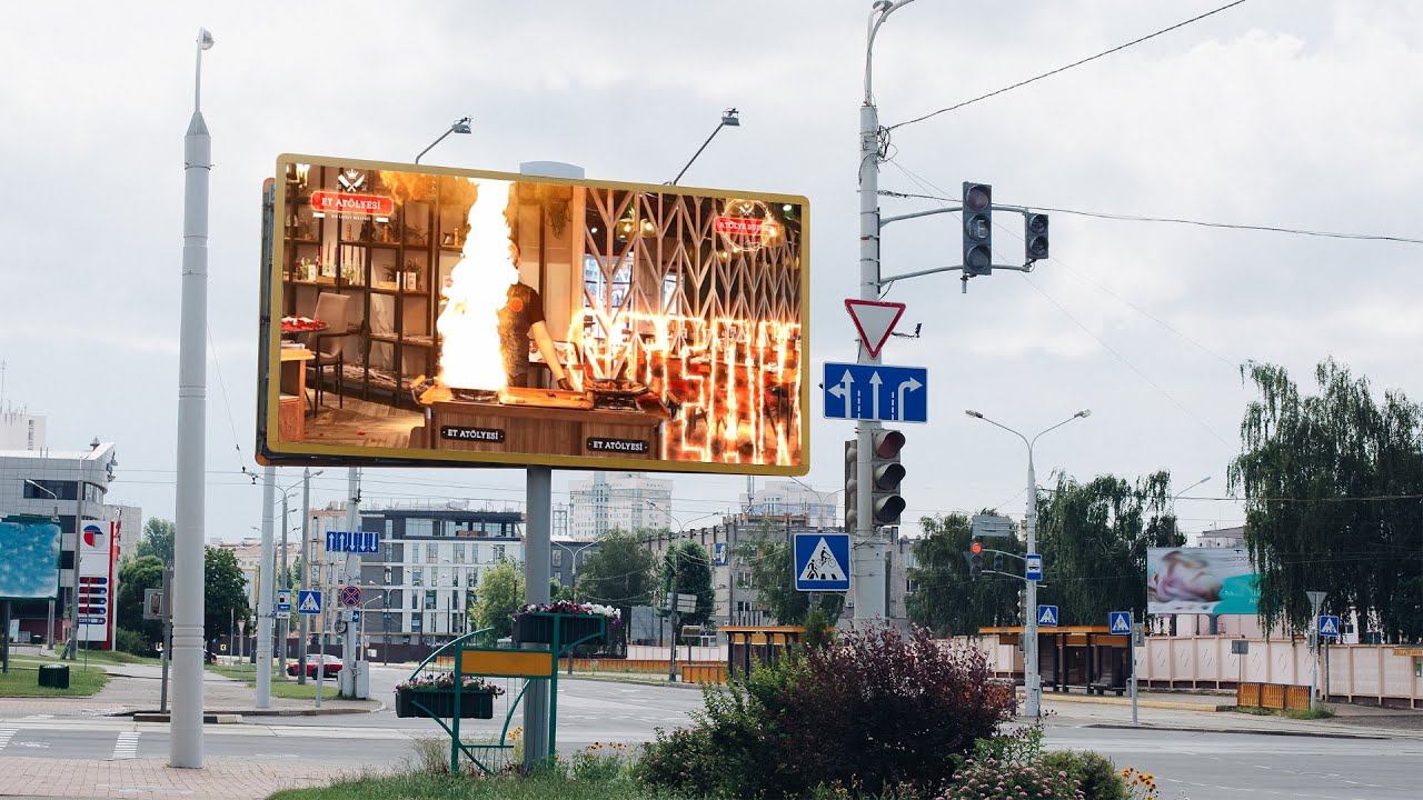 Büyük Ekran Video Reklam Çalışması