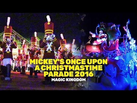 Mickey's Once Upon A Christmastime Parade 2016 at Magic Kingdom