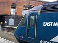 43064 with 43081 at the rear Departing Leicester 23/12/2008