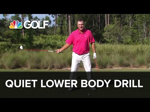 Quiet Lower Body Drill – SwingFix | Golf Channel