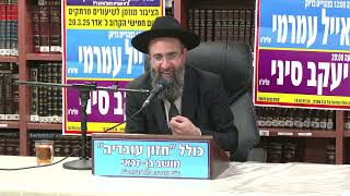 הרב אלמוג לוי  : הלכות ערב פסח שחל בשבת .