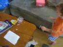 Eli Opening a Present From Granny and Zayde