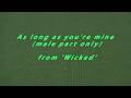 You're Too Fast Video - "As Long As You're Mine (male part only)"