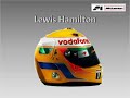 F1 - 2010 - Los cascos de los pilotos del Mundial
