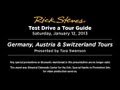 Germany, Austria & Switzerland Tours 2013 with Tara Swenson