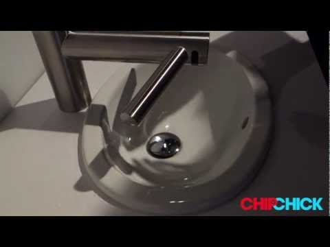 Dyson Airblade Tap Hand Dryer in Action