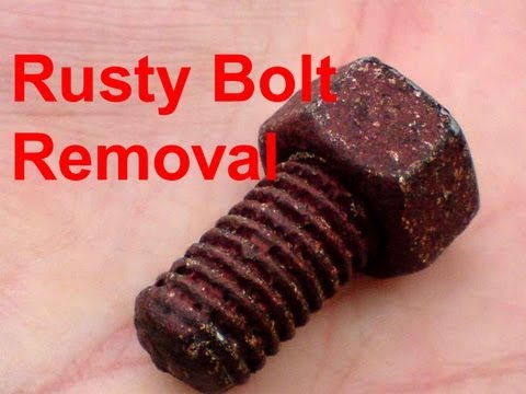 how to dissolve rust on a bolt