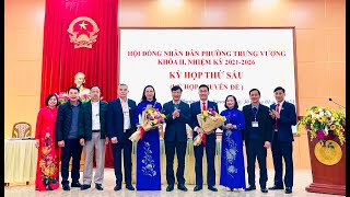 Kỳ họp thứ 6 HĐND phường Trưng Vương khoá II, nhiệm kỳ 2021-2026