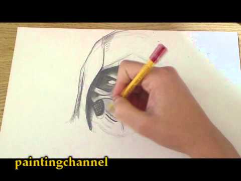 how to draw mk scorpion